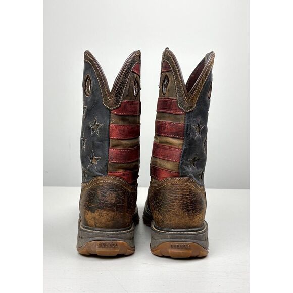 Durango Composite Toe Waterproof Western Work Boot DDB0366 Mens 13M Vintage Flag - Picture 4 of 16
